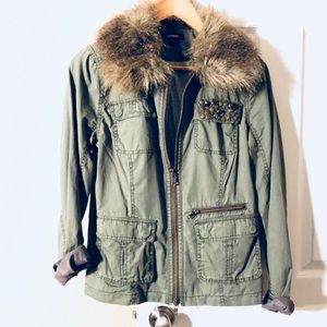 Like new express lightweight military jacket